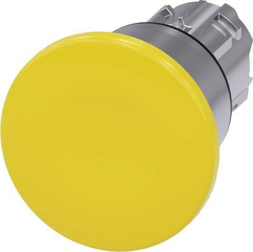 Siemens Dig.Industr. Pilzdrucktaster 22mm, rund, gelb 3SU1050-1BA30-0AA0 Siemens Dig.Industr. Pilzdrucktaster 22mm, rund, gelb 3SU1050-1BA30-0AA0