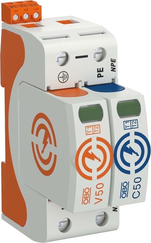 OBO Bettermann Vertr CombiController V50 einpolig mit NPE+FS V50-1+NPE+FS-280
