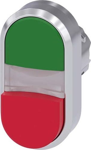 Siemens Dig.Industr. Doppeldrucktaster grün, rot 3SU1050-3BB42-0AA0