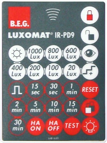 BEG Brück Electronic Fernbedienung IR-PD9