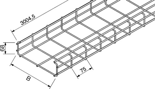 Rico C-Gitterrinne 100X50 16S1-100-C