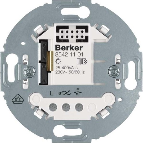 Berker Tastdimmer 1-fach (R,L) 2-Draht Tragring rd. 85421101