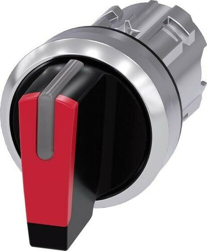 Siemens Dig.Industr. Knebelschalter 22mm, rund, rot 3SU1052-2BM20-0AA0