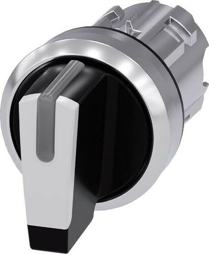 Siemens Dig.Industr. Knebelschalter schwarz, weiß 3SU1052-2BM60-0AA0