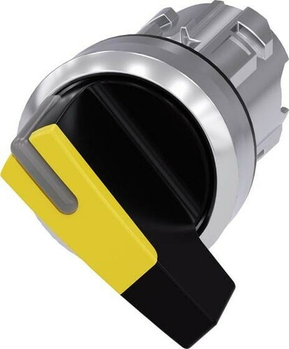 Siemens Dig.Industr. Knebelschalter 22mm, rund, gelb 3SU1052-2CC30-0AA0