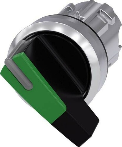 Siemens Dig.Industr. Knebelschalter 22mm, rund, grün 3SU1052-2CC40-0AA0
