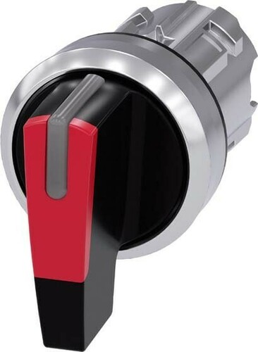 Siemens Dig.Industr. Knebelschalter 22mm, rund, rot 3SU1052-2CL20-0AA0