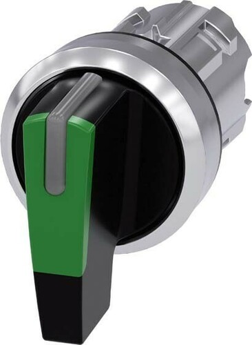 Siemens Dig.Industr. Knebelschalter 22mm, rund, grün 3SU1052-2CM40-0AA0