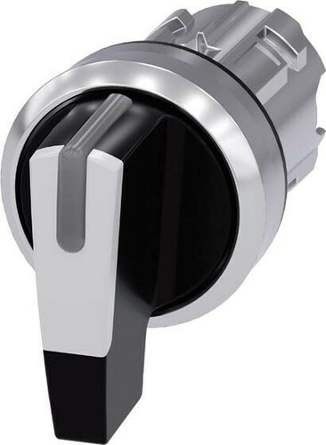 Siemens Dig.Industr. Knebelschalter schwarz, weiß 3SU1052-2CN60-0AA0