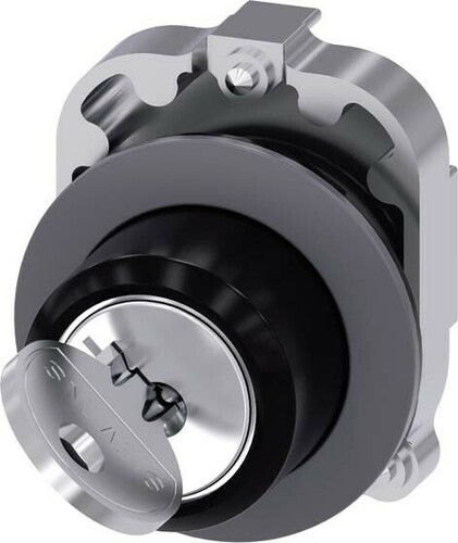 Siemens Dig.Industr. Schlüsselschalter metall, matt 3SU1060-4LC01-0AA0