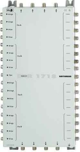 Kathrein Kaskaden-Multischalter mit 16 SAT-ZF-Eing. EXR 1718