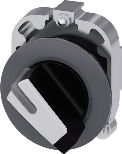 Siemens Dig.Industr. Knebelschalter metall,schwarz,weiß 3SU1062-2DC60-0AA0