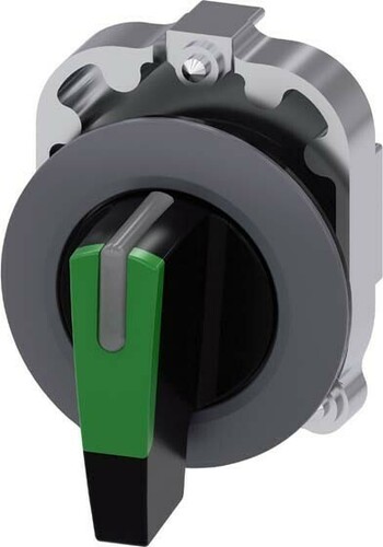 Siemens Dig.Industr. Knebelschalter rund, metall, matt 3SU1062-2EM40-0AA0