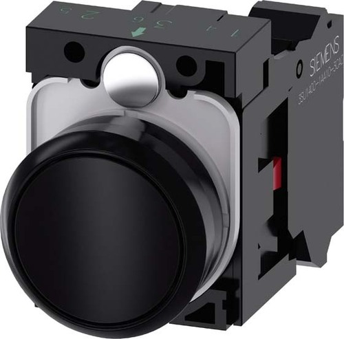 Siemens Dig.Industr. Drucktaster Druckknopf, 1Ö 3SU1100-0AB10-3CA0
