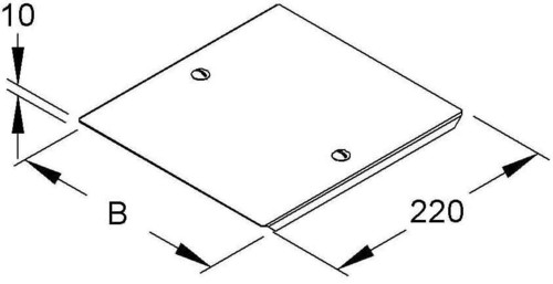 Niedax Fallstück-Deckel RFDDV 110.200