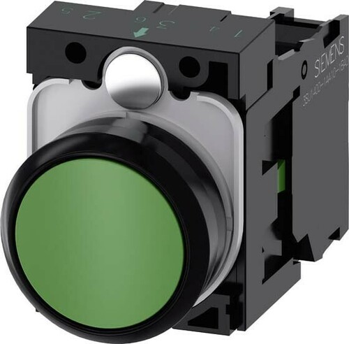 Siemens Dig.Industr. Drucktaster Druckknopf, 1S 3SU1100-0AB40-1BA0 Siemens Dig.Industr. Drucktaster Druckknopf, 1S 3SU1100-0AB40-1BA0