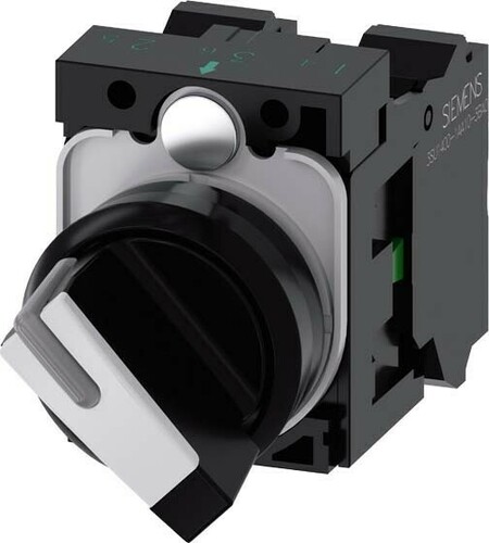 Siemens Dig.Industr. Knebelschalter 1S+1Ö 3SU1100-2BF60-3MA0