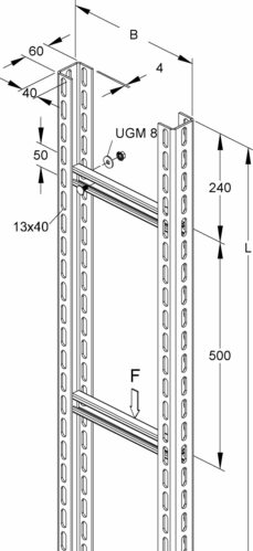 Niedax Steigetrasse STUC 60/905 F#540360 Niedax Steigetrasse STUC 60/905 F#540360