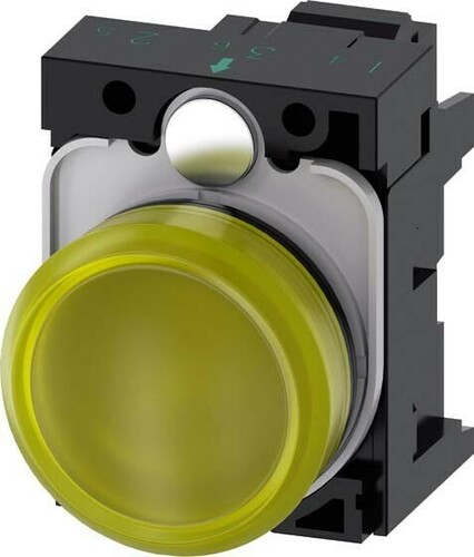 Siemens Dig.Industr. Leuchtmelder 22mm, rund, gelb 3SU1103-6AA30-3AA0 Siemens Dig.Industr. Leuchtmelder 22mm, rund, gelb 3SU1103-6AA30-3AA0