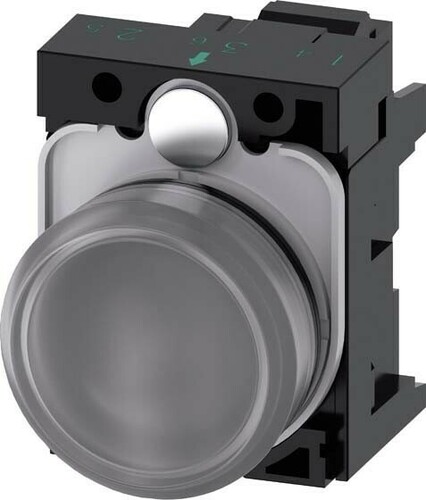 Siemens Dig.Industr. Leuchtmelder 22mm, rund, klar 3SU1103-6AA70-3AA0 Siemens Dig.Industr. Leuchtmelder 22mm, rund, klar 3SU1103-6AA70-3AA0