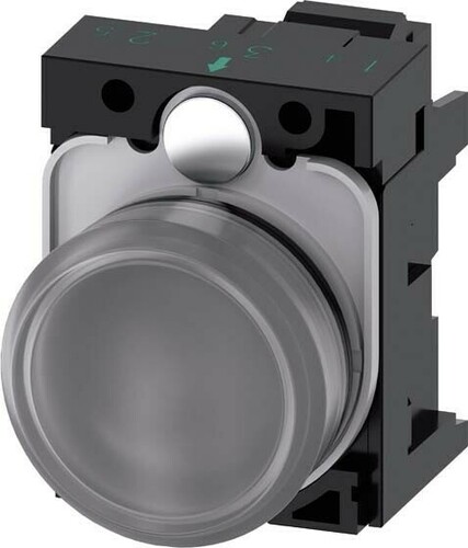 Siemens Dig.Industr. Leuchtmelder 22mm, rund, klar 3SU1106-6AA70-3AA0 Siemens Dig.Industr. Leuchtmelder 22mm, rund, klar 3SU1106-6AA70-3AA0