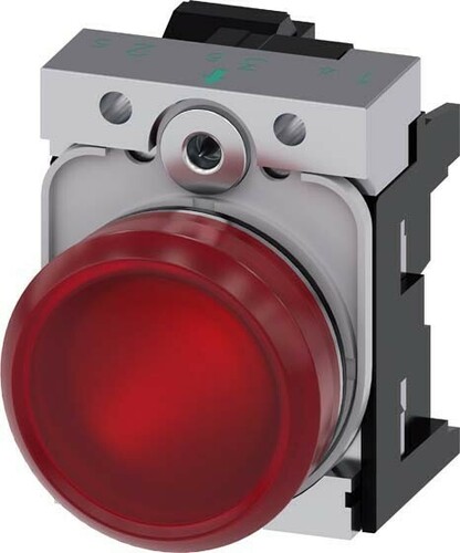 Siemens Dig.Industr. Leuchtmelder 22mm, rund, rot 3SU1152-6AA20-3AA0