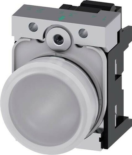 Siemens Dig.Industr. Leuchtmelder 22mm, rund, weiß 3SU1152-6AA60-3AA0