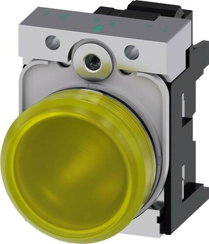 Siemens Dig.Industr. Leuchtmelder 22mm, rund, gelb 3SU1153-6AA30-3AA0 Siemens Dig.Industr. Leuchtmelder 22mm, rund, gelb 3SU1153-6AA30-3AA0