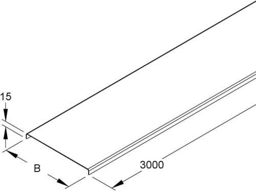 Niedax Kabelleiterdeckel KRD 300 F Niedax Kabelleiterdeckel KRD 300 F