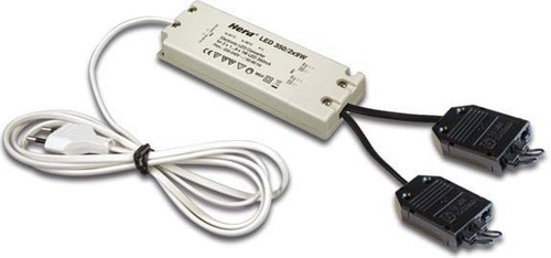 Hera LED Trafo 350mA/2x9W 2m Leitung+Eurosteck 61500300923