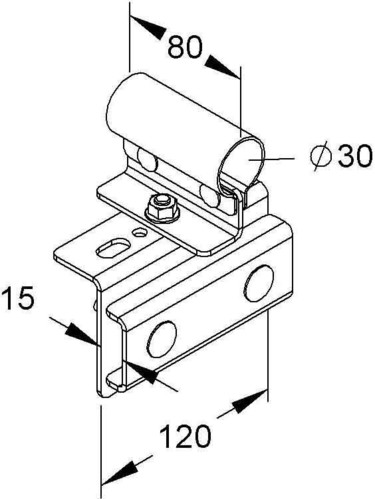 Niedax Holmanschlußhalter MIHK 3015 F