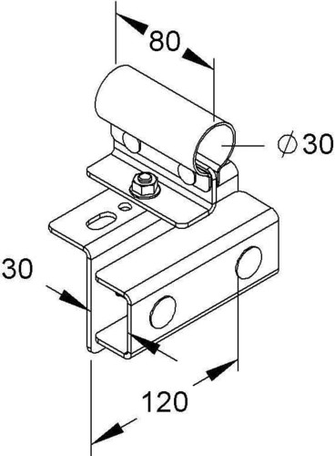 Niedax Holmanschlußhalter MIHK 3030 F