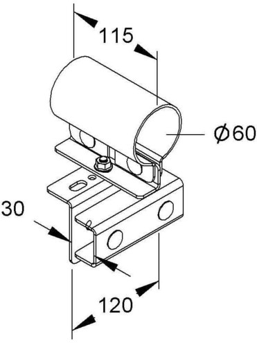 Niedax Holmanschlußhalter MIHK 6030 F