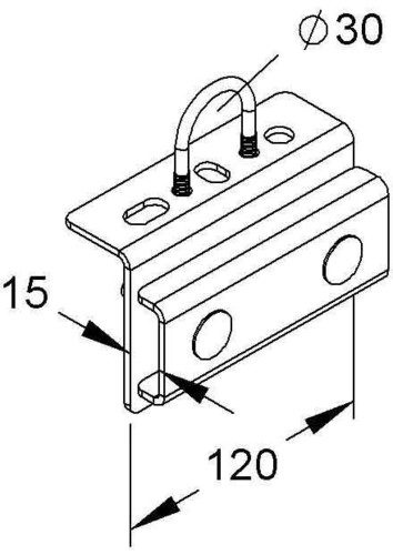 Niedax Holmanschlußhalter MIHR 3015 E3