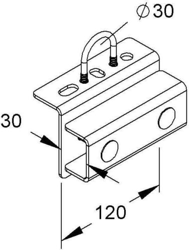 Niedax Holmanschlußhalter MIHR 3030 F