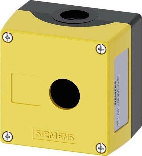 Siemens Dig.Industr. Gehäuse f. Befehlsgeräte 22mm, rund 3SU1801-0AA00-0AB2