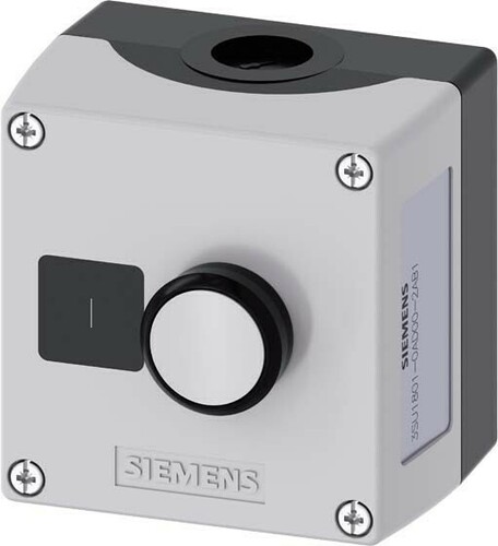 Siemens Dig.Industr. Gehäuse f. Befehlsgeräte 22mm, rund 3SU1801-0AD00-2AB1