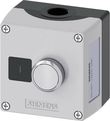 Siemens Dig.Industr. Gehäuse f. Befehlsgeräte 22mm, rund 3SU1851-0AD00-2AB1
