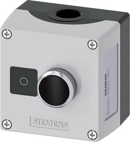 Siemens Dig.Industr. Gehäuse f. Befehlsgeräte 22mm, rund 3SU1851-0AE00-2AB1
