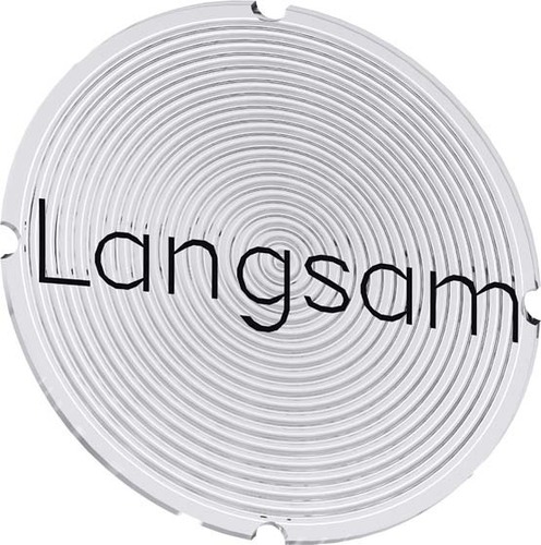 Siemens Dig.Industr. Einlegeschild f.Leucht. Langsam 3SU1900-0AB71-0AN0