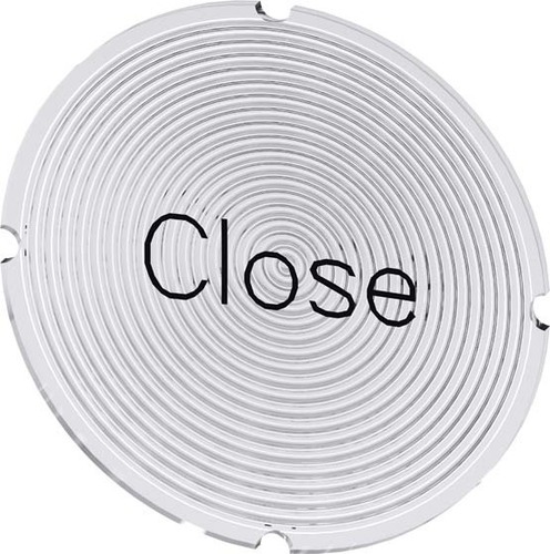 Siemens Dig.Industr. Einlegeschild f.Leucht. Beschriftung: Close 3SU1900-0AB71-0DX0
