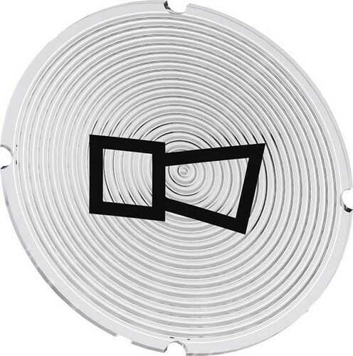 Siemens Dig.Industr. Einlegeschild f.Leucht. Symbol: Hupe 3SU1900-0AB71-0RB0