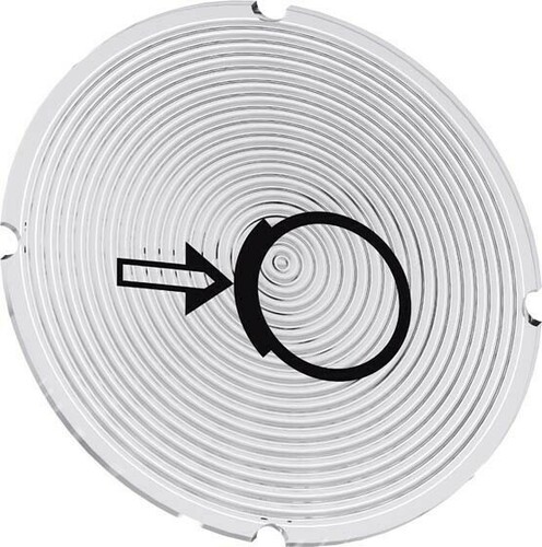Siemens Dig.Industr. Einlegeschild f.Leucht. Symbol: Bremsen 3SU1900-0AB71-0RH0