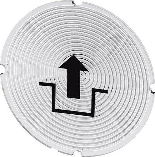 Siemens Dig.Industr. Einlegeschild f.Leucht. Symbol: Entriegeln 3SU1900-0AB71-0RL0