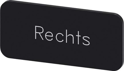 Siemens Dig.Industr. Bezeichnungsschild Beschriftung: Rechts 3SU1900-0AC16-0AH0 Siemens Dig.Industr. Bezeichnungsschild Beschriftung: Rechts 3SU1900-0AC16-0AH0