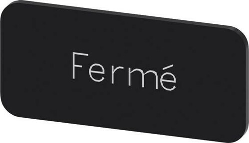 Siemens Dig.Industr. Bezeichnungsschild Beschriftung: FERME 3SU1900-0AC16-0GK0