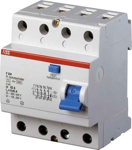 ABB Stotz S&J FI-Schutzschalter pro M Compact F204A-63/0,03L