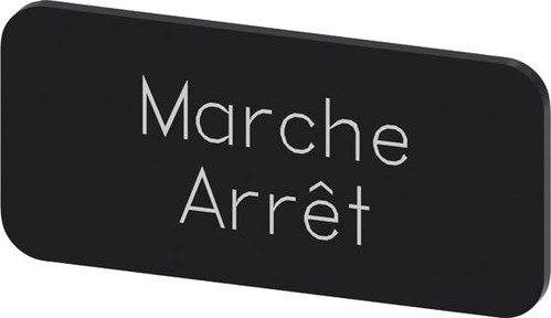 Siemens Dig.Industr. Bezeichnungsschild Arret-Marche 3SU1900-0AC16-0GU0 Siemens Dig.Industr. Bezeichnungsschild Arret-Marche 3SU1900-0AC16-0GU0