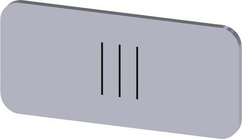 Siemens Dig.Industr. Bezeichnungsschild Symbol: III 3SU1900-0AC81-0QD0