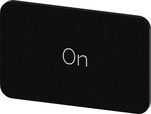 Siemens Dig.Industr. Bezeichnungsschild Beschriftung: On 3SU1900-0AD16-0DJ0 Siemens Dig.Industr. Bezeichnungsschild Beschriftung: On 3SU1900-0AD16-0DJ0